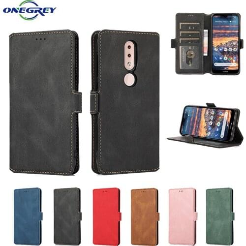 Luxury Leather Flip Case For Nokia 2.2 3.2 4.2 6.7 7.2 Wallet Phone Bags Strong Magnetic Cards Holder Soft Silicone Fundas Cover