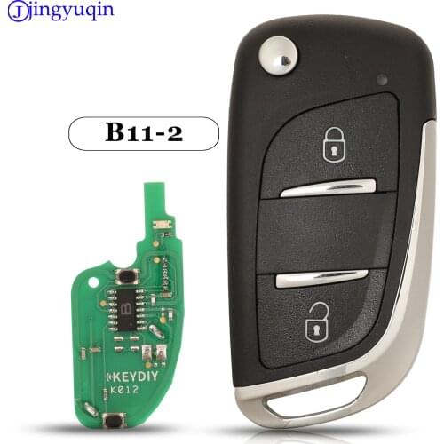 Jingyuqin 2 Buttons B11-2 KD B Series Universal Remote Key For KD200 KD900 KD900+ URG200 KD-X2 Mini KD