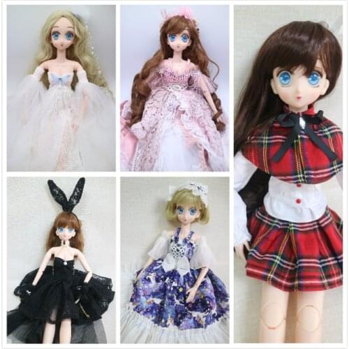 1/3 BJD femal dolls fashion doll 56cm joint movable doll selling with dress and wig