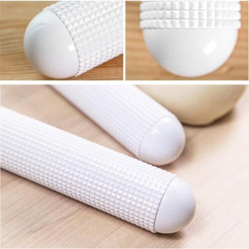 1pc Food Grade Abs Rolling Pin Floating Point Exhaust Pin Practical Rolling Tool Pastry Making Dough Kitchen Roller Decor F6D7