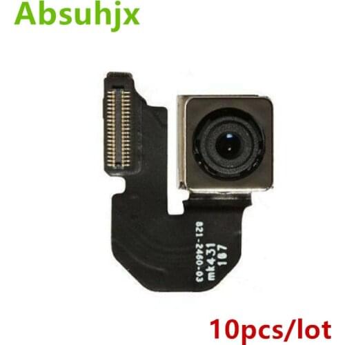 Absuhjx 10pcs Back Camera Flex Cable for iPhone 6 6G 4.7'' Rear Big Cam Replacement Parts