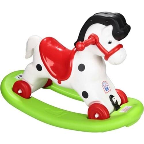 Pilsan White Musical Rocking Horse-Quality-Solid