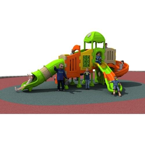 CE/TUV/SGS amusement family/school outdoor plastic playground equipment park slide structrue YLW-OUT171125