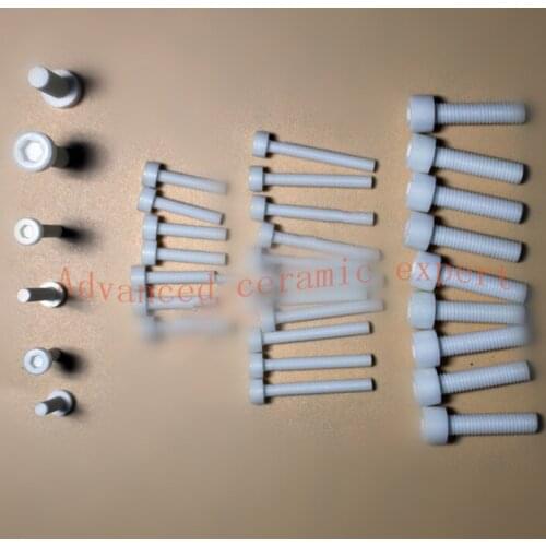 Zirconia ceramic screw / antioxidant, high temperature resistant, acid base, high strength screw /M3*15