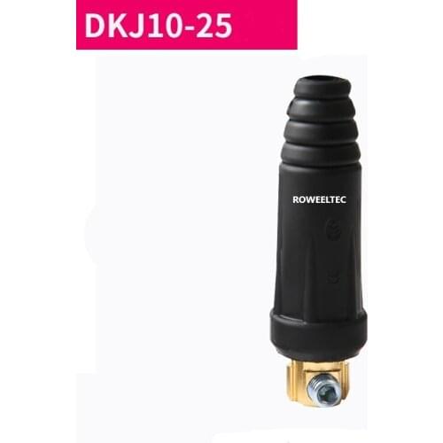 DKJ10-25 200A Welding Cable Male Connector Plug Welder Quick Fitting Male Cable Connector Plug Welding Machine