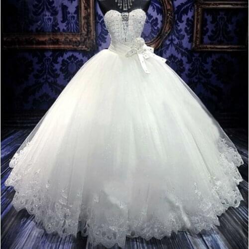 2021 Hot Selling Large-size Wedding Dress Europe and The United States Simply Wipe The Chest Wedding Dress White Wedding Dress