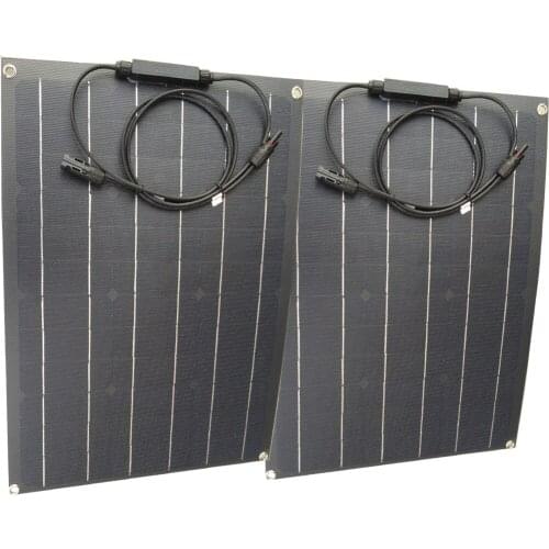 China factory price ETFE solar panel 40w semi flexible solar cell 18V ETFE Coating panel 12V solar battery charger