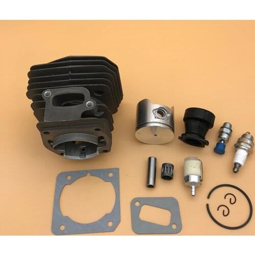 44mm Cylinder Piston Bearing Intake Manifold Gasket Kit Fit HUSQVARNA 340 345 346 346XP 350 351 353 Gas Chainsaw Motor Parts