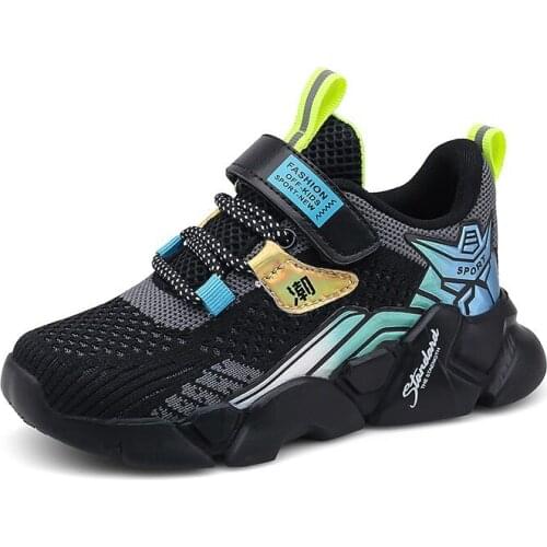 Kids Lightweight Breathable Casual Sport Shoes for Boys Casual Training Shoes Children Sneakers Students Non-slip Running Shoes