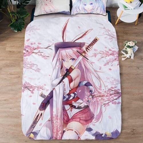 Yae Sakura Summer Blanket Cartoon Anime Blanket Christmas Gift Throw Soft Warm Camping Blanket Thin Quilt Girl Bedroom
