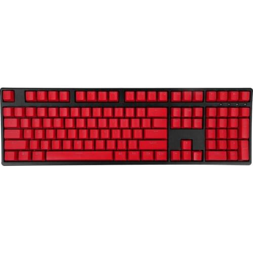 108 Keys Mechanical Keyboard Keycap Red Transparent Backlight ABS Suit for Anne Pro 2 GK61 SK61 GK64 Game PC Laptop