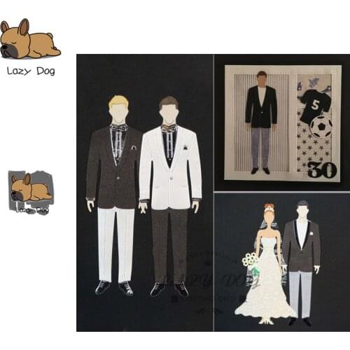 Mens Suit Clothes Metal Cutting Dies Scrapbooking Stencil Decorative Craft Embossing Die Cuts Card Making New Dies For 2019