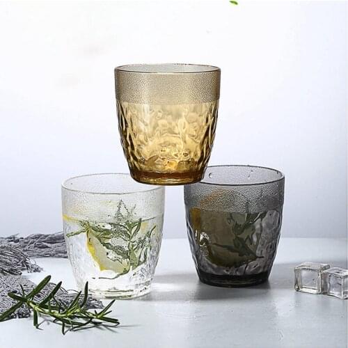 Unbreakable Premium Acrylic Colorful Diamond Drinking Glasses Bar KTV Drink Juice Cup Hotel Restaurant Drink Cup Wine Glasses