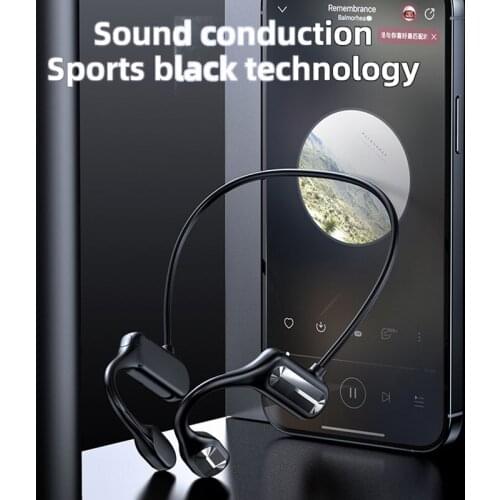 NEW Bluetooth Wireless Earphones Bone Conduction Headphones Sports Waterproof Ear-hook HIFI Stereo Headset Hands-free Running