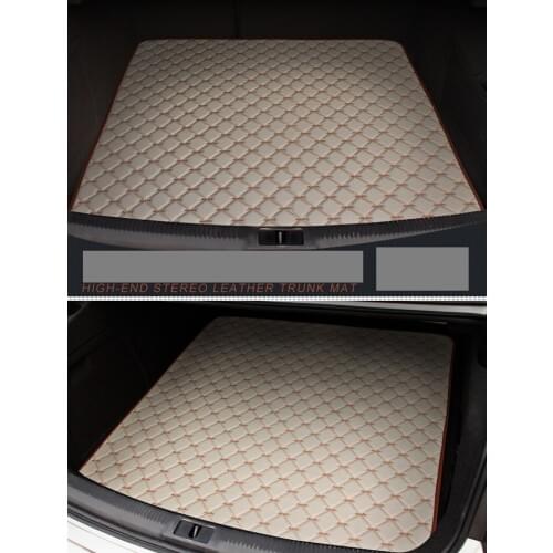 Single Piece Customized Car Trunk Mats for A4L/A6L/Q5/Q3/A3/Q7/A5/A7/A8L Waterproof Non Slip Durable Carpets Easy Clean Rugs