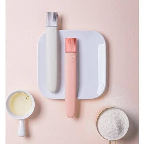 Silicone Spatula Barbeque Brush Cooking BBQ Heat Resistant Oil Condiment Brushes Kitchen Bar Cake Baking Tools Utensil Supplies