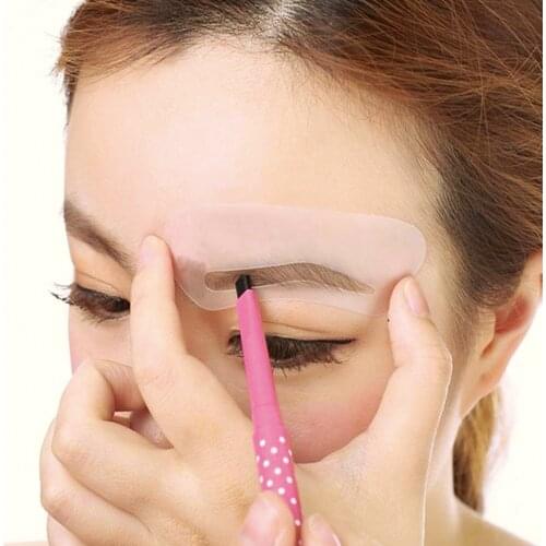 24 Styles Grooming Eyebrow Stencil Kit Makeup Tools DIY Beauty Eyebrow Template Stencil For Women Beauty Tools Accessories