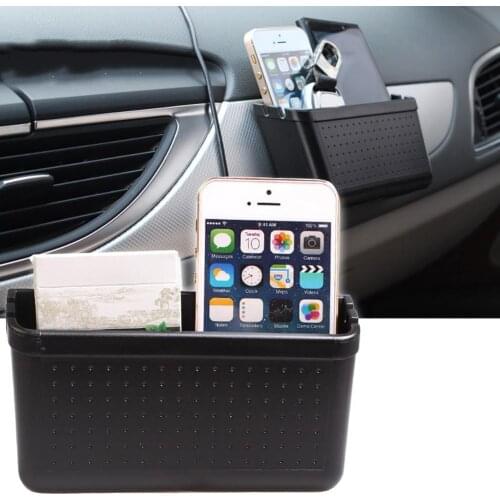 Universal Car Auto Dashboard Phone Holder Self Adhesive Storage Box Organizer Органайзеры в багажник органайзер