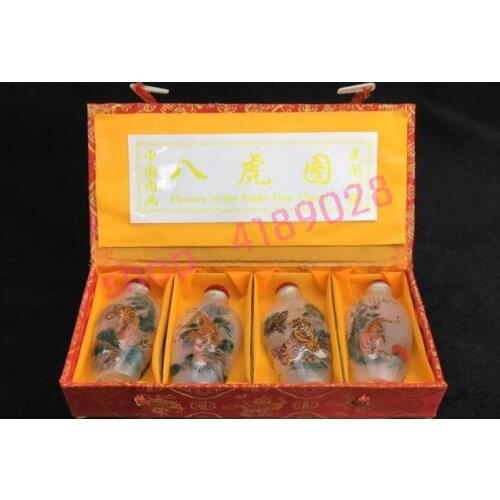 Eight tiger map, interior painting snuff pot, suit