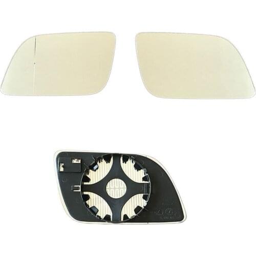 Car Replacement Left Right Heated Wing Rear Mirror Glass for VW Polo Hatchback Saloon 2002 2003-2005 6Q0 857 521 6Q0 857 522