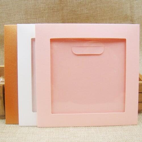 20PCS various color wedding invitation card case bag paper jewelry necklace /earring pendant display gift bag