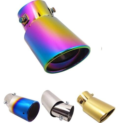 Car Accessories Auto tail Exhaust Pipe Muffler Tips For Corolla Chevrolet Cruze New Sail New Fit Peugeot 207 307 407 Ford Focus