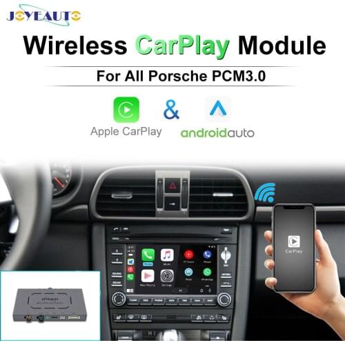 JoyeAuto Wireless Apple Carplay Module For Porsche PCM 3.0 3 Android Auto Mirrorlink 911 Mancan Panamera Cayenne Car Accessories