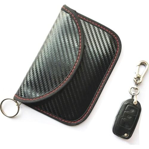 Car Key Signal Blocker Case Key Fob Guard Signal Blocking Pouch Anti Theft Lock Device Protector Bag Cover Car Styling