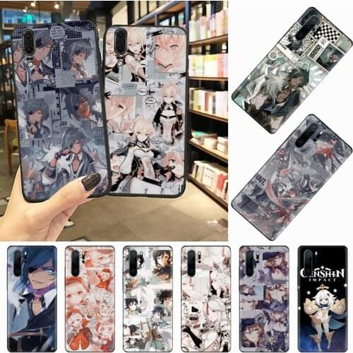 Genshin impact poster fashion design Phone Case For Huawei honor Mate P 10 20 30 40 Pro 10i 9 10 20 8 x Lite