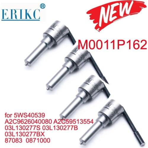 4PCS M0011P162 Piezo Injector Part Nozzle M0011 P 162 Injector Nozzle Set DLLA162PM011 For AUDI Siemens Piezo 5WS40539