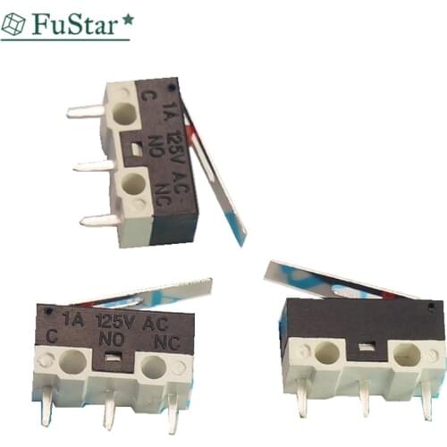 20pcs Limit Switch Push Button Switch 1A 125V AC 2A 125V AC Mouse Switch 3Pins Micro Switch
