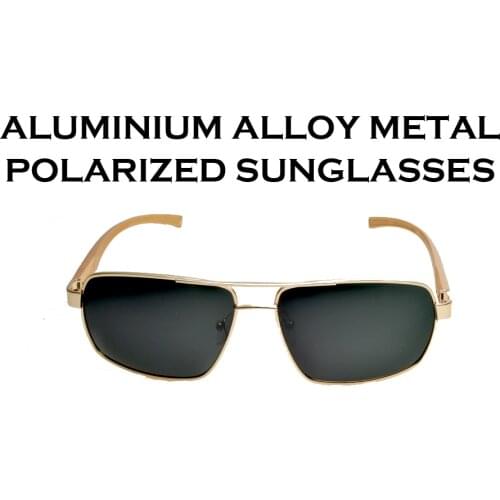 2019 Sale New Claravida Men Pilot Golden Polarized Uv400 Uv100% Sunglasses Myopia Reading Glasses Available -1 To -6 +1 +4