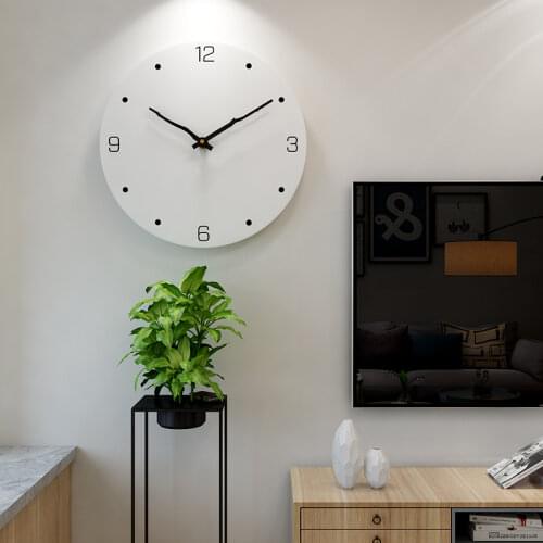 Nordic Silent Wall Clock Modern Design Simple Creative Luxury Art Quartz Wall Clock Living Room Horloge Murale Home Decor DG50WC