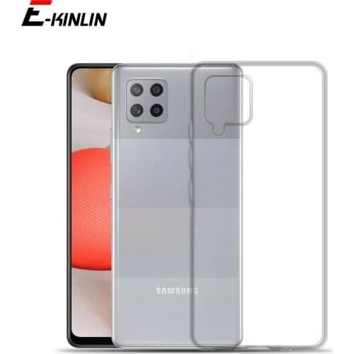 Clear Ultra Thin Slim Soft Silicone Back Cover For Samsung Galaxy F41 A12 A02s A42 5G Shockproof TPU Phone Case