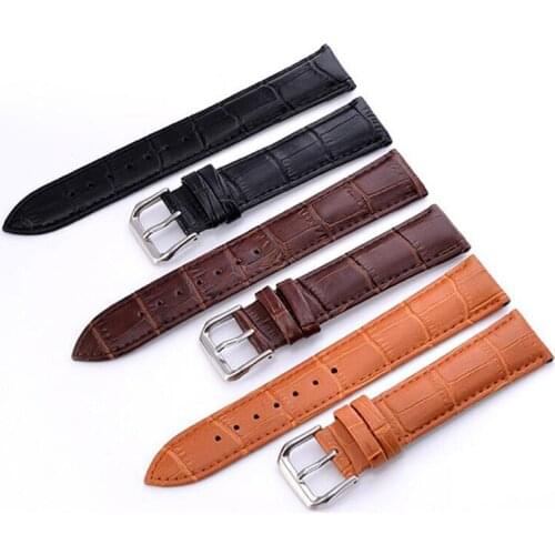 12 14 16 18 20 22mm Watch Strap Genuine Watch Band Watch Accessories Leather Watch Belt Strap Watchbands High Quality