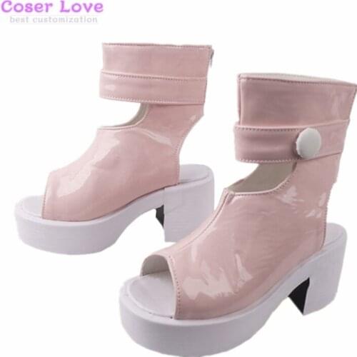Akudama Drive Ordinary Person Swindler Cosplay Boots shoes Halloween Christmas Boots