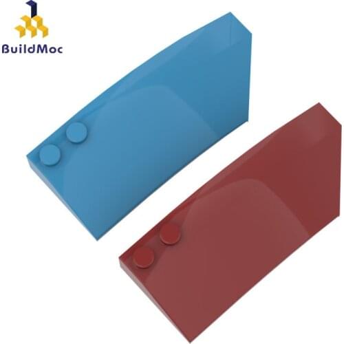 BuildMOC 41749 8x3x2 wedge brick (right) ldd 41749 For Building Blocks Parts DIY Construction Educat