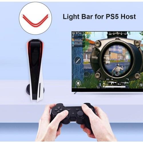 For PS5 Host Light Bar LED Aufkleber Luminous Sticker PlayStation 5 Console Lightbar Decals Accessories Drop Shipping Wholesale