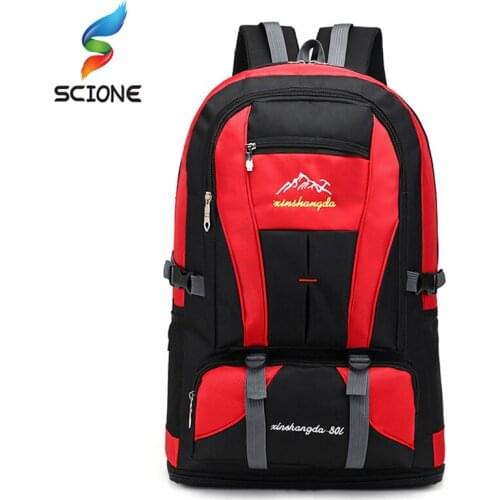 Waterproof Nylon Outdoor Sports Large capacity Ultra Light Backpack Unisex Mountaineering Climbing Trekking Hiking Bags