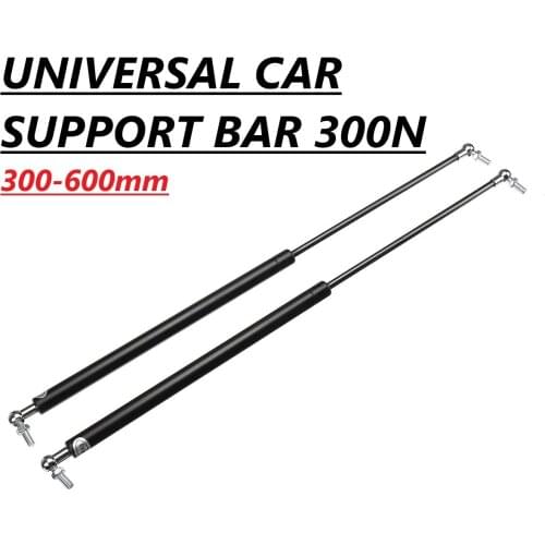 1 Pair Universal 300-600mm 300N Car Struts Front Bonnet Hood Rear Trunk Tailgate Boot Shock Lift Strut Support Bar Gas Spring RV