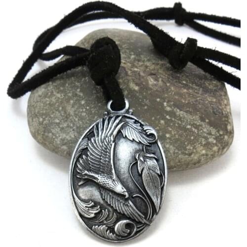 12pcs hot sell fashion vintage tone eagle head pendant jewelry