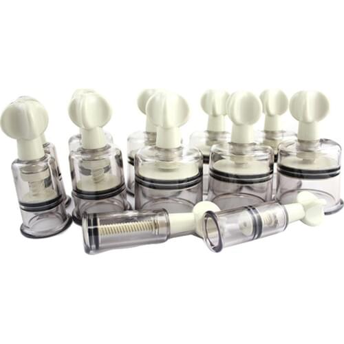 4 Size Suction Massage Cupping Body Massager Vacuum Therapy Cups Rotating Handle Anti-cellulite Vacuum Nipple Enlarger