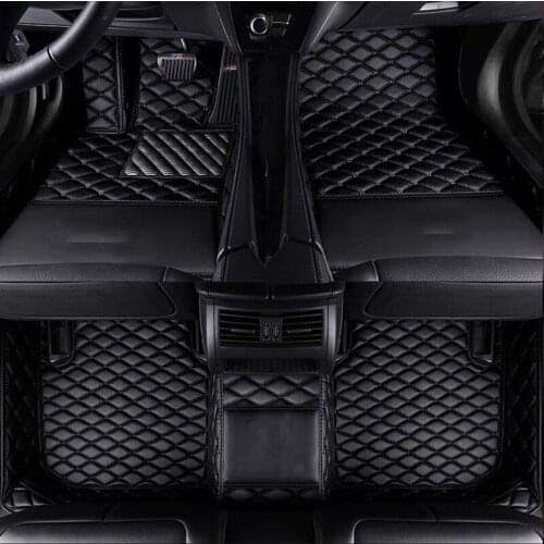 Car floor mats Custom logo for Ford ranger explorer 5 focus 2 3 mk2 mk3 fiesta mk7 2006 2009 2010 Mondeo f150 Auto accessories