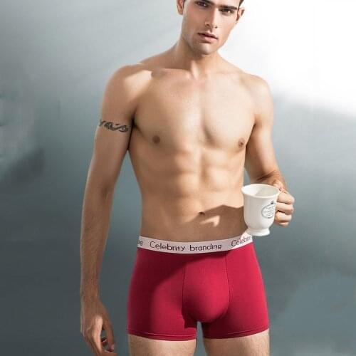 Мужские трусы с принтом Feilibin China At AliExpress