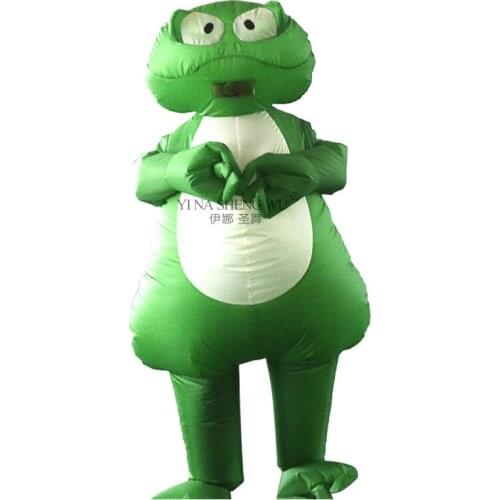 Cartoon Doll Costume Stage Performance Inflatable Clothing Animal Cosplay Props Halloween Costume Adult Frog Inflatable Clothing