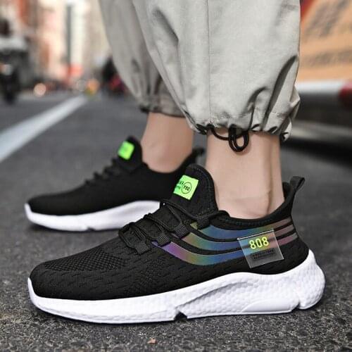 Summer Men Casual Sport Shoes Running Sneakers Male Breathable Cool Designer Tennis Shoes Training Jogging Walking Sneakers 46