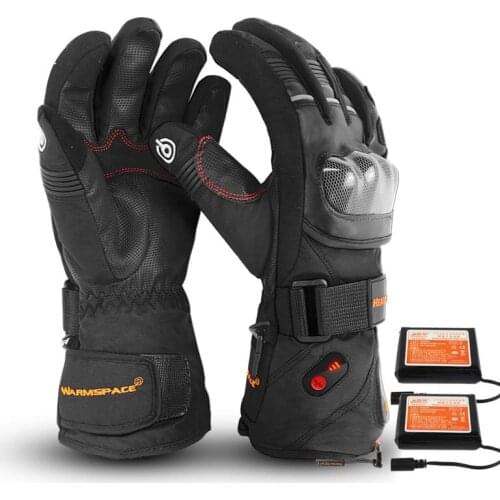 Motorcycle Gloves USB Powered Winter Moto Electric Heated Gloves Waterproof Motorbike Racing Riding Keep Warm Heating Glove