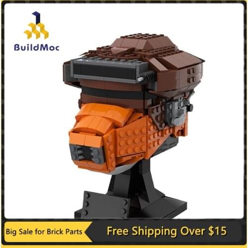 MOC Space Trek Series Soldier Building Block Kit Samurai Helmet Creative Model Childrens Toys Building Blocks Childrens Gifts