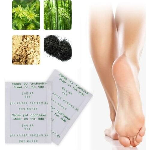 Nature Plant Detox Foot Patches Pads Body Toxins Feet Slimming Cleansing Herbal Adhesive 50pcs/Lot