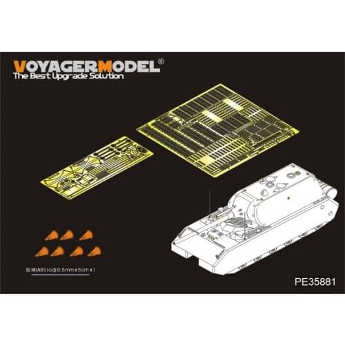 RealTS Voyager PE35881 1/35 WWII German MAUS Super heavy tank For TAKOM 2049/2050